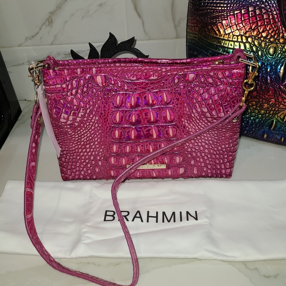 Brahmin Handbags - Brahmin Lorelei Pink Potion Melbourne Shoulder Bag Pristine